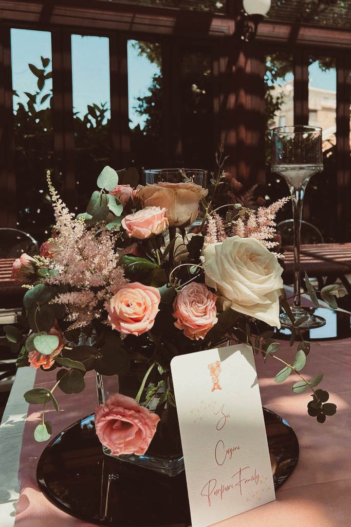 centrotavola del matrimonio